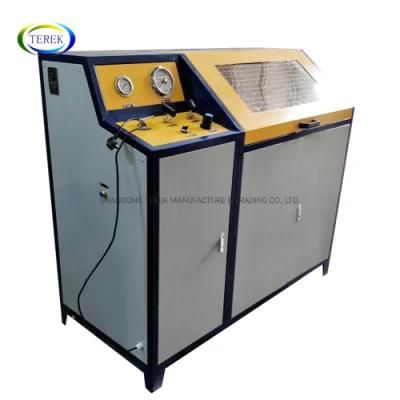 Pneumatic 10bar-6000 Bar High Pressure Hydraulic Pump Testing Machine