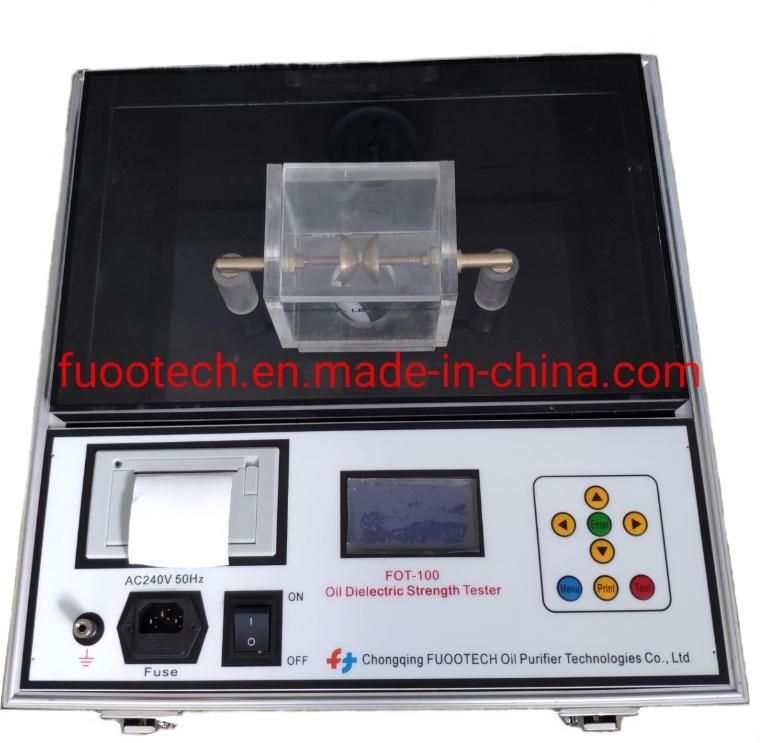Series Fot-I Fully Automatic Transformer Oil Bdv Tester for 100kv (One Cup)
