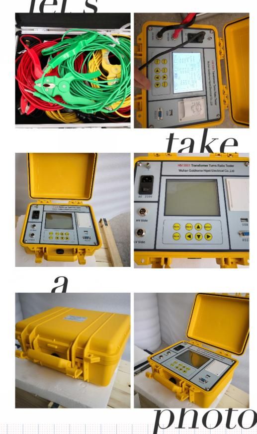 Quick Test Three Phase Transformer Turn Ratio & Phase Group Meter