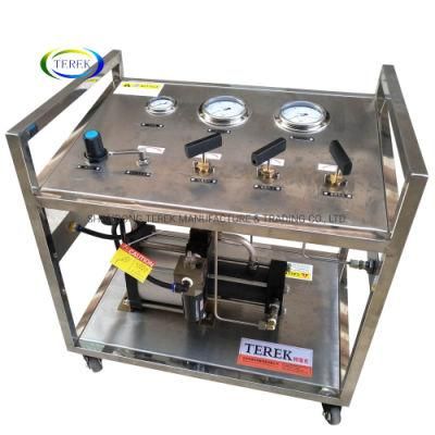 Terek Brand High Quality 100-200 Bar High Pressure Portable Gas Booster Unit for Cylinder Refilling Pressure Control Unit