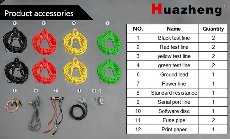 Three Phase Power Transformer Winding Resistance Meter 3 Channels DC Resistance Tester