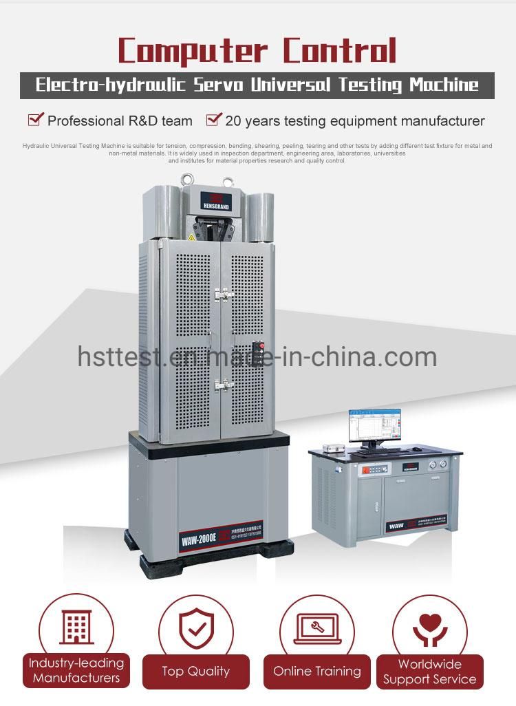 300kn Labortory Equipment Universal Tensile Testing Machine (WAW-300D)