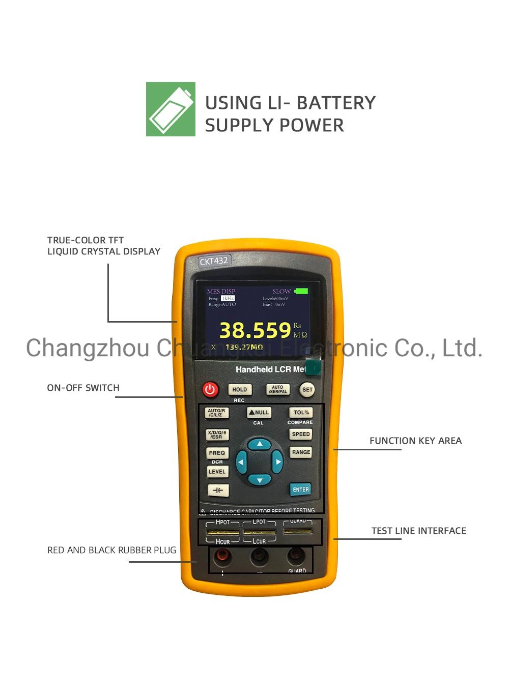 Portable Lcr Meter ESR Meter High Quality Resistance Meter (Model CKT431)