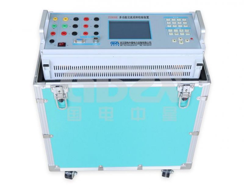 ZX3030E 3 Phase Energy Meter Transmitter Remote Calibration Test With 1UF Capacitor Load