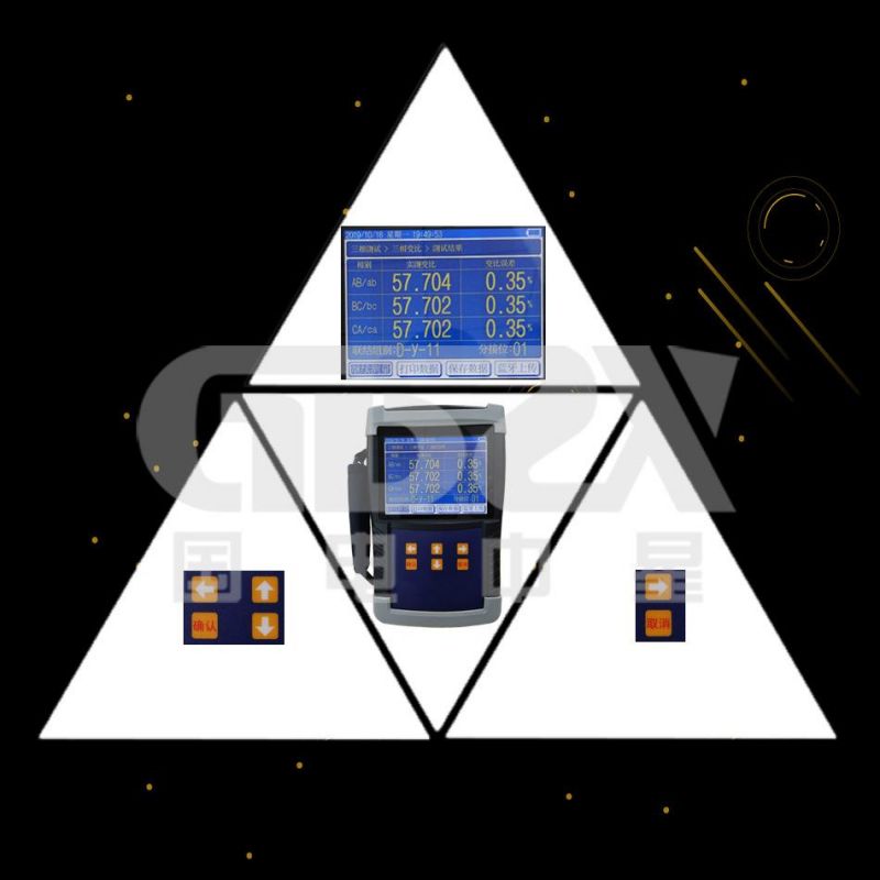 AC DC Hand-held High Accuracy Three Phase Transformer Ratio Tester