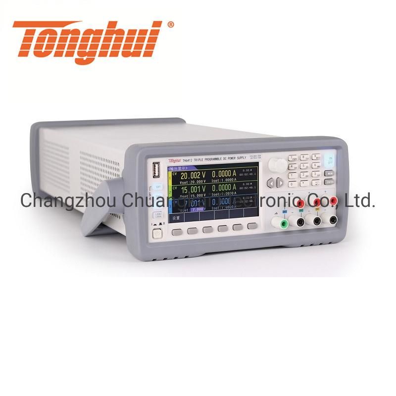 Th6413 Programmable Linear DC Power Supply with 3-Channel