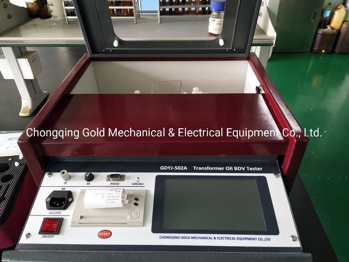 IEC156 0~100kv Transformer Oil Dielectric Strength Tester Oil Bdv Tester with Touch Screen