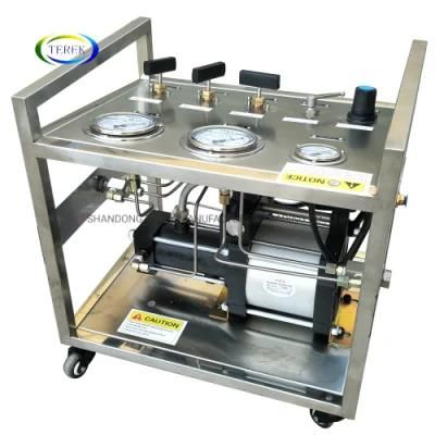 High Quality Terek 10-300 Bar High Pressure Air Driven N2o Booster Pump Fiiling Equipment