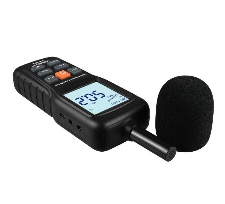 Yw-532X Data Hold Audio Noise Measure Device Sound Pressure Level Reader Digital Sound Level Meter Decibel Meter