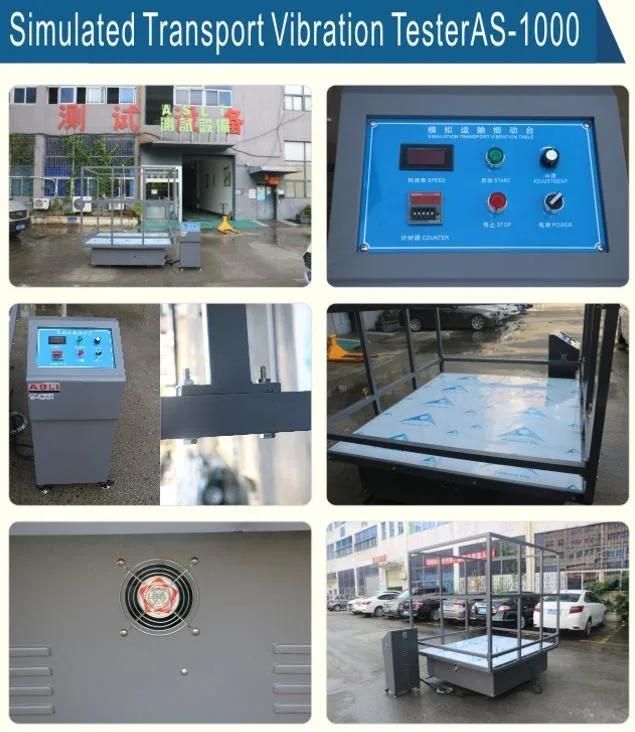 Energy Saving Low Frequency Packaging Simulation Transport Vibration Testing Instrument