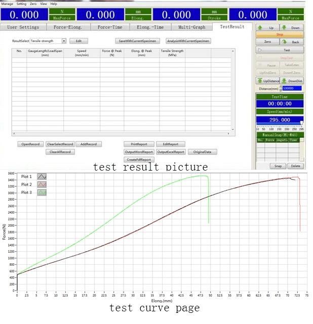 Single Column Tension Strength Testing Equipment for Carbon Rod Material