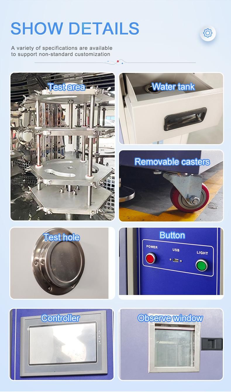 Hj-1 Ozone Aging Test Resistance Chamber Ozone Test Chamber Aging Chamber ASTM Rubber Plastic
