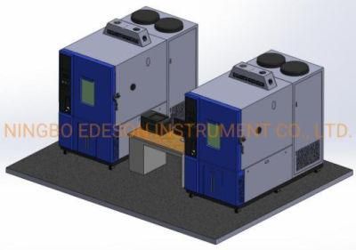 Edeson Temperature Rapid Rate Change Laboratory Environmental Large Observation Window PLC Control Climatic Test Chamber