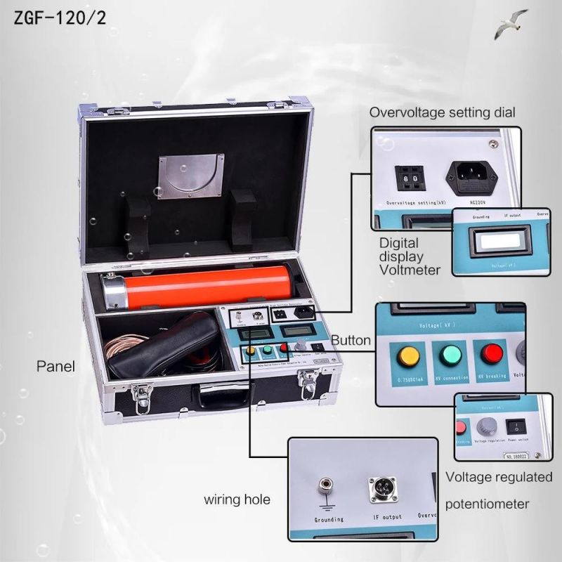 Zgf 60kv 120kv DC High Voltage Generator Voltage Withstand Test Set DC Hipot Tester