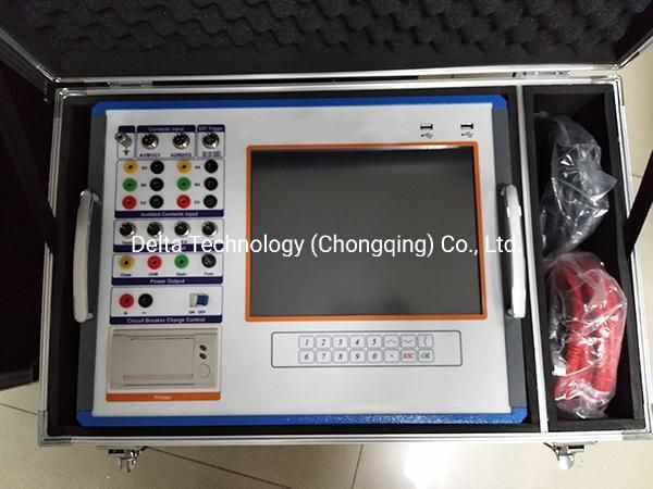 Touch Screen Cba Analyzer Comparable to Brand Circuit Breaker Analyzer