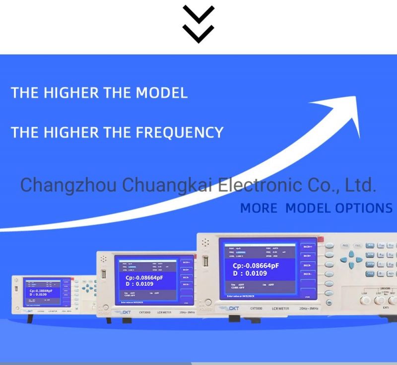 Digital Lcr Meter ESR Meter Resistance Meter 20Hz-3MHz (Model CKT3000)