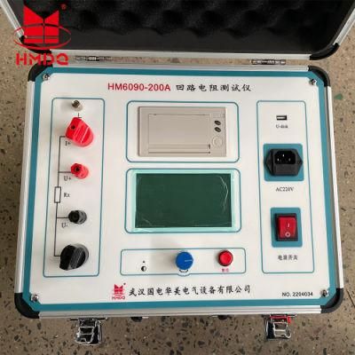 100A Micro Ohmmeter 200A Contact Resistance Test Set