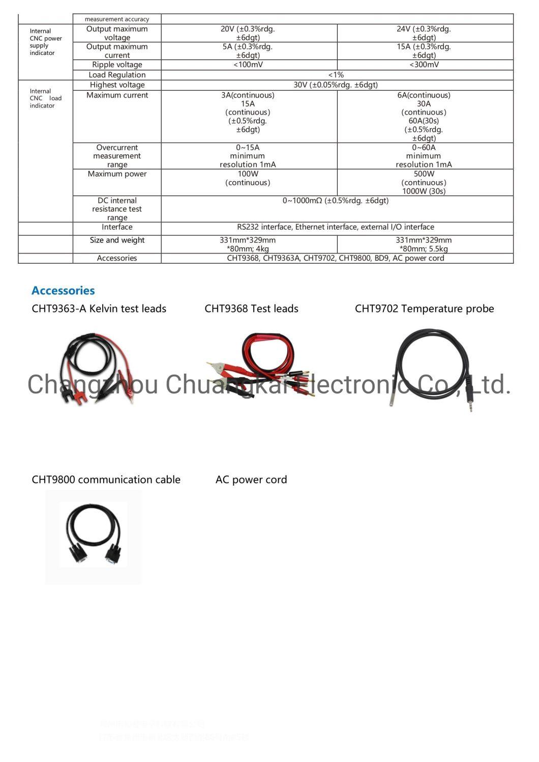 Cht3568A Battery Comprehensive Tester Battery Integrated Tester