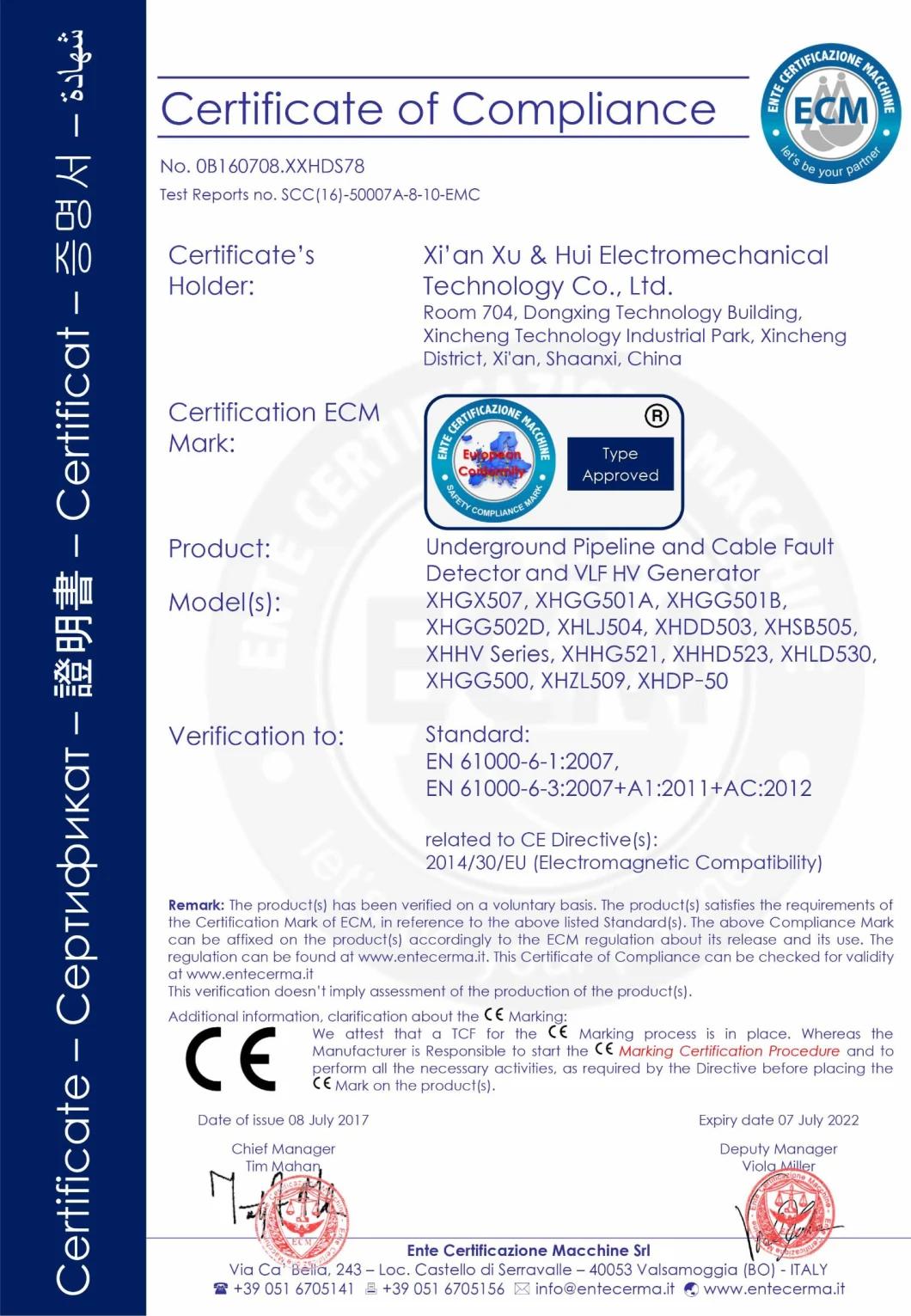 Multiple Pulse Cable Fault Prelocator Arc Method Cable Fault Locator Tdr 0— 32kv