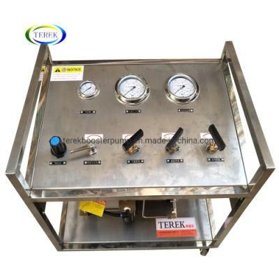 Terek Brand High Quality 200 Bar Output Portable Air Operate Oxygen Gas Booster Station for Charging Cylinder