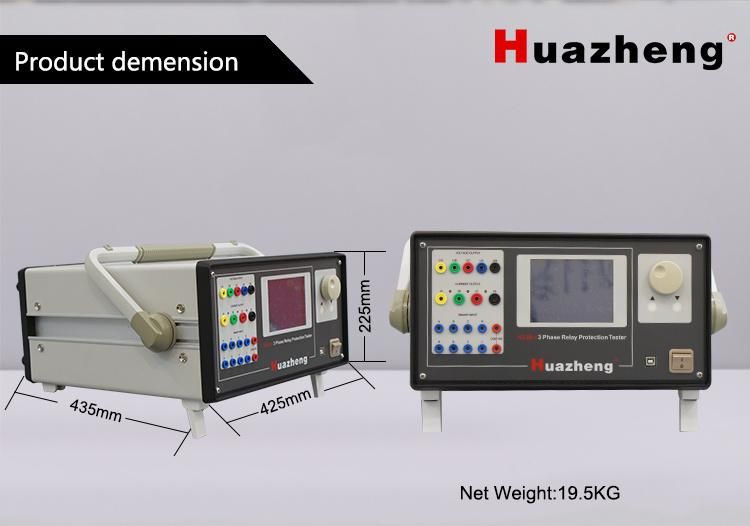 Microcomputer Based 3 Phase Secondary Injection Relay Protection Test System