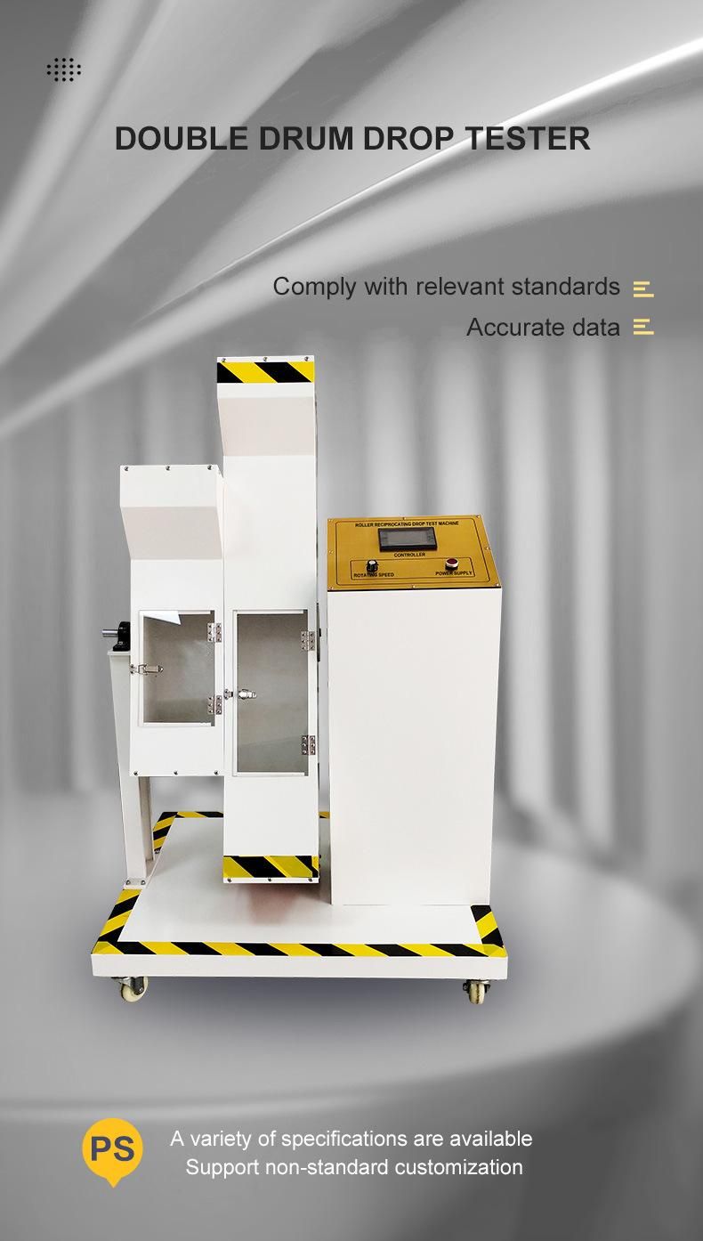 Arbitrary Continuous Tumbling Barrel Drop Testing Machine