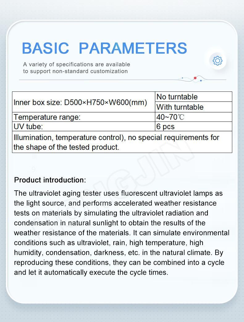 Hj-4 Climatic Simulate Solar Panel Weather Resistance UV Accelerate Aging Test Equipment / Machine / Instrument / Chamber / Tester