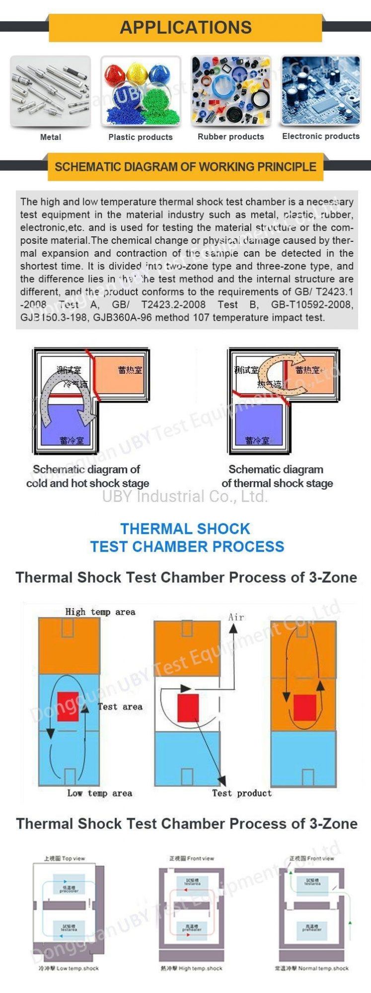 Cold Hot Temperature Impact Chamber Thermal Shock Test Chamber, Thermal Chamber, Thermal Shock Chamber