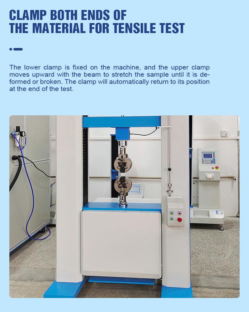 Electronic 10kn Ultimate Elongation Lab Tensile Testing Equipment