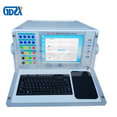 Six Phase Microcomputer Relay Protection Tester With D/A Converter