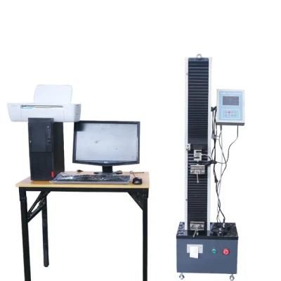 Single-Arm Microcomputer Controlled Plastic Tensile Strength Testing Machine