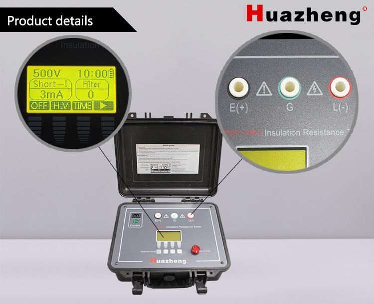 Automatic 5kv 10kv Megger Device Digital Insulation Resistance Test Set