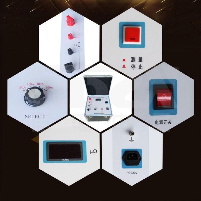 ZXHL-600A Portable Manual 600A Contact Resistance Tester