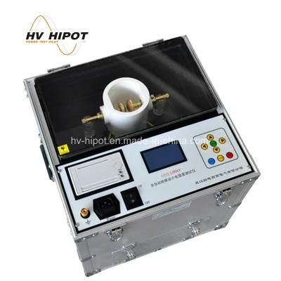Portable Microcomputer 80kV Insulation Oil Dielectric Strength Tester for Transformer