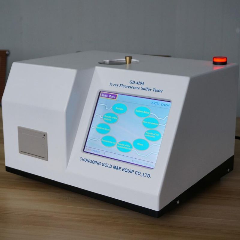 ASTM D4294 Sulfur Content Tester in Crude Oil with Large Touch Screen