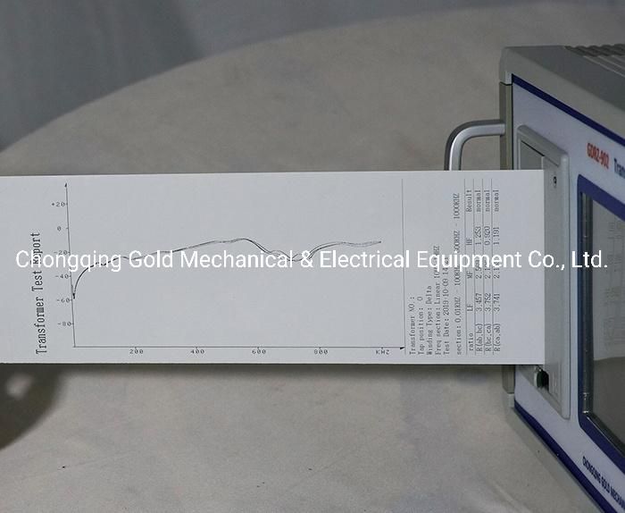 Sweep Frequency Response Analyzer for Power Transformer Test with Linear Sweep and Section Sweep