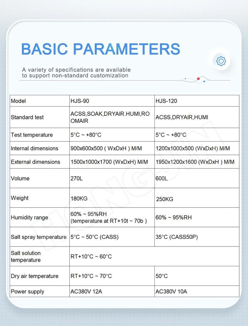 Hj-3 Composite Temperature Humidity Salt Spray Combined Chamber