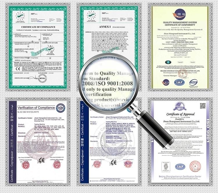 Static Digital Hydraulic Universal Tensile Compression Flexure Strength Testing Equipment