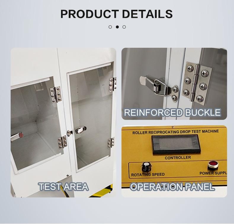 Arbitrary Continuous Tumbling Barrel Drop Testing Machine