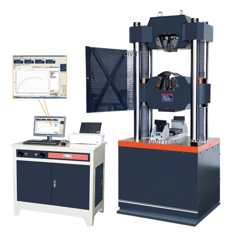 Automatic Rebar Material Tensile PC Screen Display Universal Testing Machine