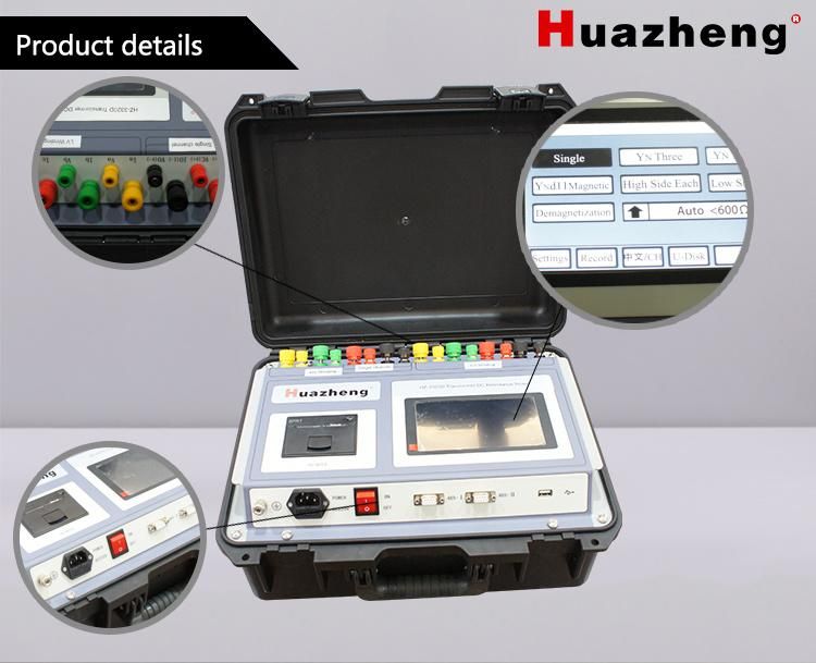 20A Three Phase Winding Resistance Ohmmeter Transformer DC Resistance Meter
