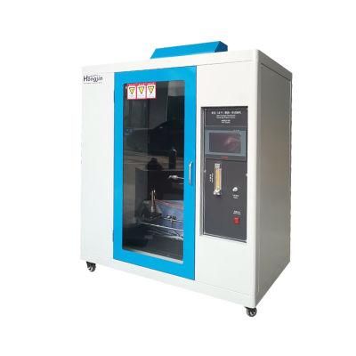 Hj-5 Horizontal/Vertical Flame Chamber to Test The Flammability of Plastic Materials
