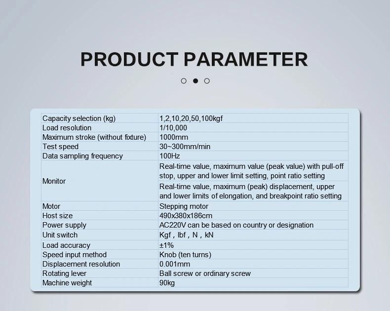 Hj-35 1kn Plastic Universal Tensile Testing Machine for Lab ISO ASTM Universal Tester Price