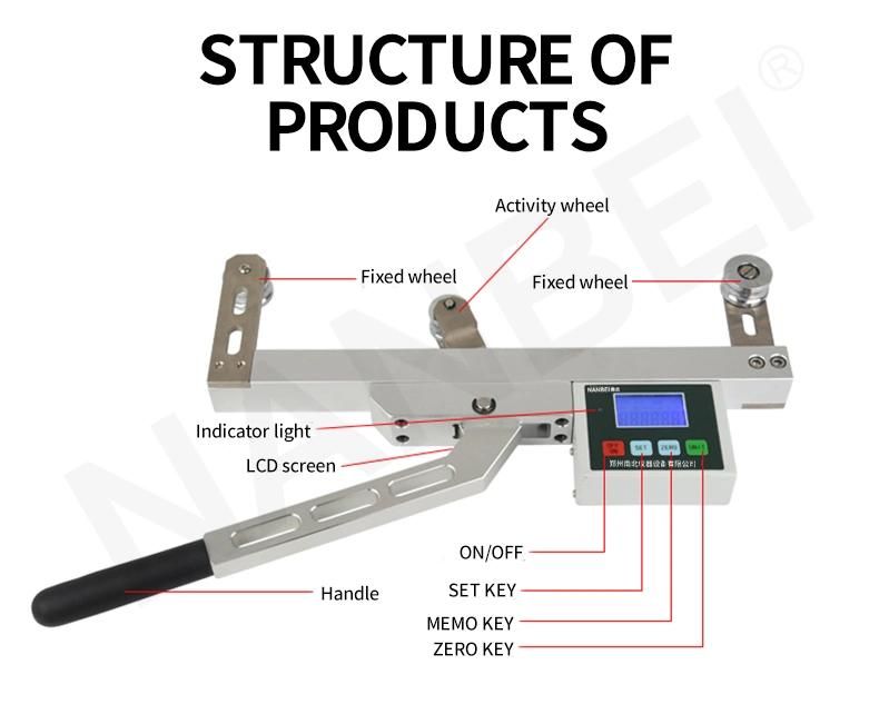 Cable Rope Belt Tension Meter