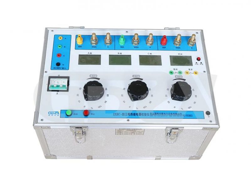 500A Three Phase Electronic Thermal Relay Calibrator For Thermocouple Test