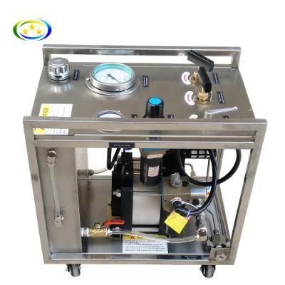 Pneumatic Air Driven Liquid Booster Pump for Pipe Hose Cylinder Valve Hydrostatic Testing
