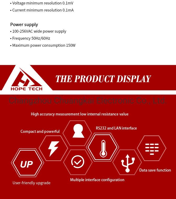 Cht3568A Battery Comprehensive Tester Battery Integrated Tester