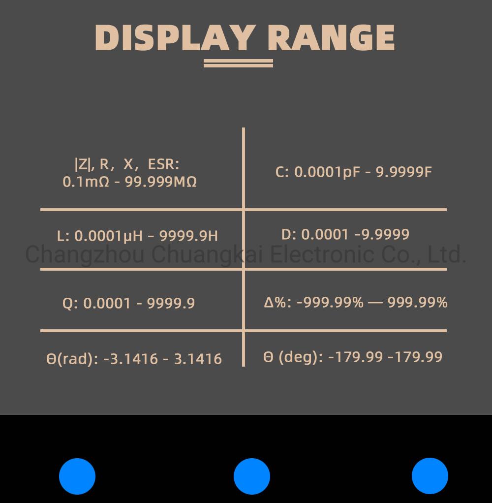 Ckt106X Digital Rlc Meter Capacitance Tester Resistance Meter Tester