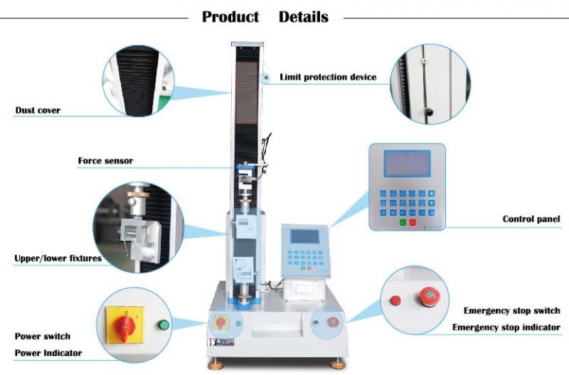 200n Capacity Computer Control Plastic Tensile Testing Machine