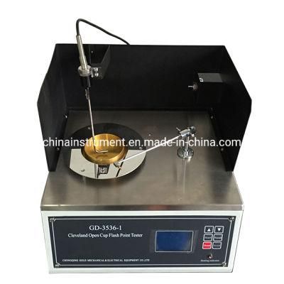 Cleveland Open Cup Flash Point Tester for Flash and Fire Points of Petroleum Products
